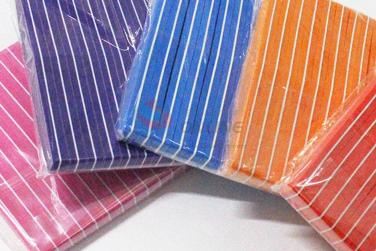 Low price best sales 5pcs stripe nail files