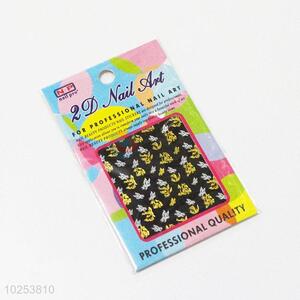 Wholesale cool best fashion butterfly shape nail sticker