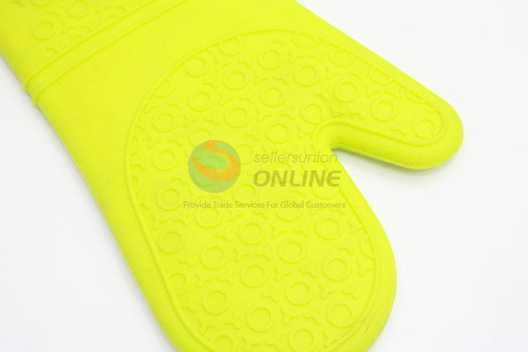 Wholesale low price best yellow&black microwave oven mitt