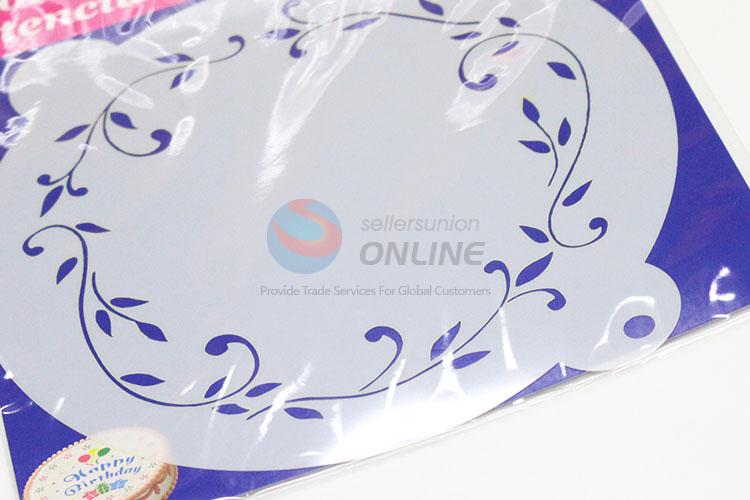 Popular top quality low price simple cake decoration mould