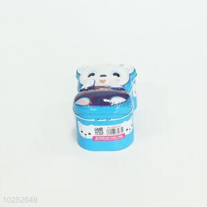 Lovely bear tin money pot saving pot with lock