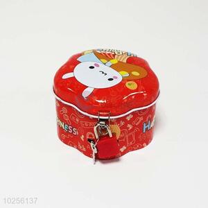 Red Color Metal Money Box High Quality Storage Box