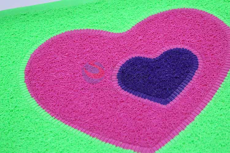 Heart Pattern Decorative Non-slip Front Floor Mat/Door Mat