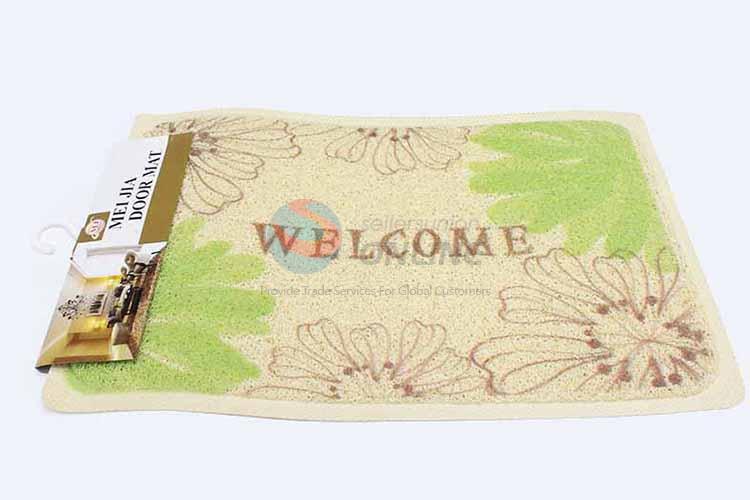 Flower Pattern Decorative Non-slip Front Floor Mat/Door Mat