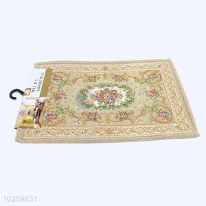 Flower Pattern Decorative Non-slip Front Floor Mat/Door Mat