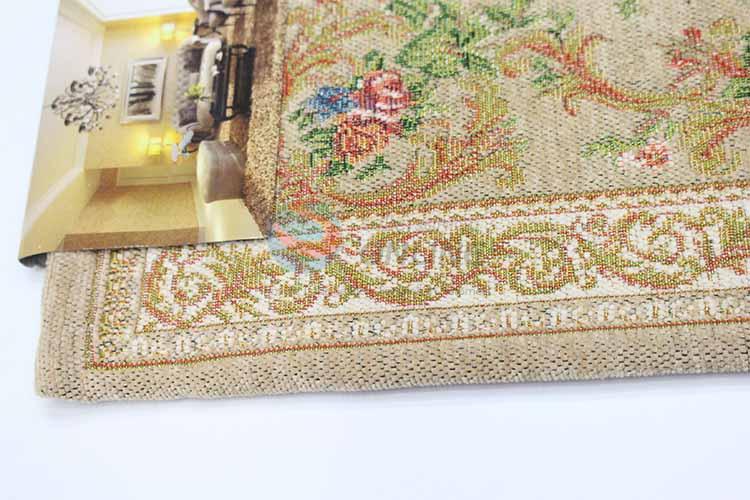 Flower Pattern Decorative Non-slip Front Floor Mat/Door Mat