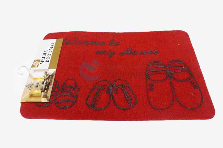 Slippers Pattern Decorative Non-slip Front Floor Mat/Door Mat