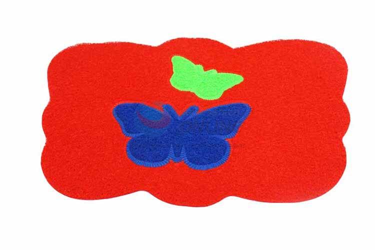 Butterfly Pattern Decorative Non-slip Front Floor Mat/Door Mat