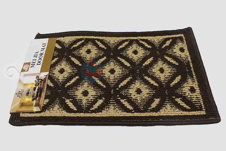 Check Pattern Decorative Non-slip Front Floor Mat/Door Mat