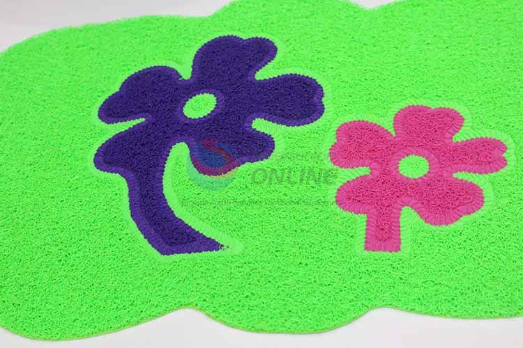 Flower Pattern Decorative Non-slip Front Floor Mat/Door Mat