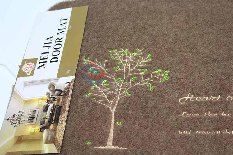 Tree Pattern Decorative Non-slip Front Floor Mat/Door Mat