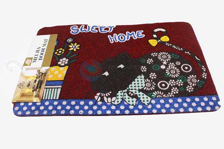 Cute Cat Pattern Decorative Non-slip Front Floor Mat/Door Mat