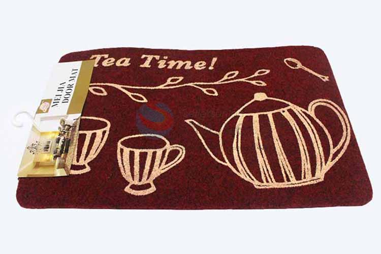 Teapot Pattern Decorative Non-slip Front Floor Mat/Door Mat