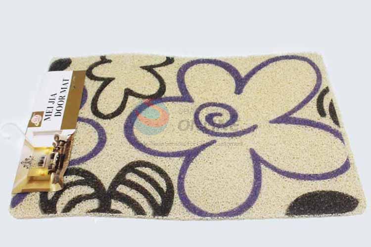 Flower Pattern Decorative Non-slip Front Floor Mat/Door Mat