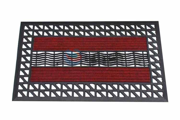 Red Pattern Decorative Non-slip Front Floor Mat/Door Mat