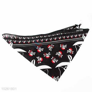 Skull Pattern 100% Cotton Printing Head Kerchief Square Bandana