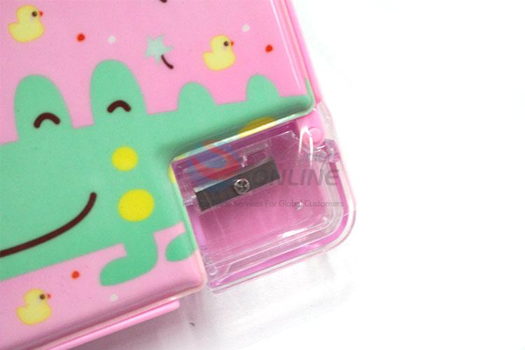 Factory Supply Cartoon Iron Pencil Box for Student
