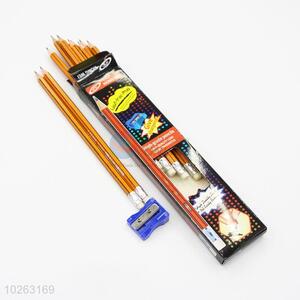 New Product 12pcs Hexagonal HB Pencils Set With Pencil Sharpener