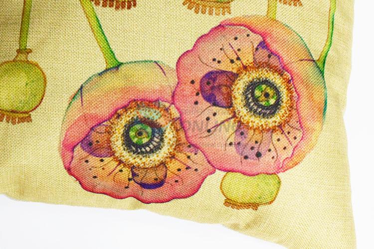 Top quality low price cool flowers pillow