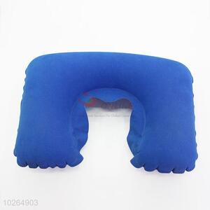 Blue Color Headcare Inflatable Travel U-Pillow