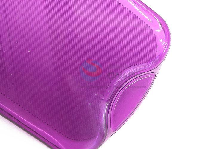 Purple Color PVC Hot Water Bag for Winter