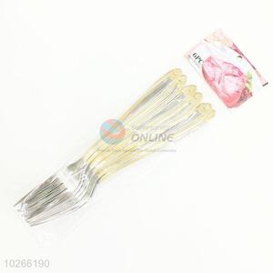 Wholesale cheap top quality 6pcs forks