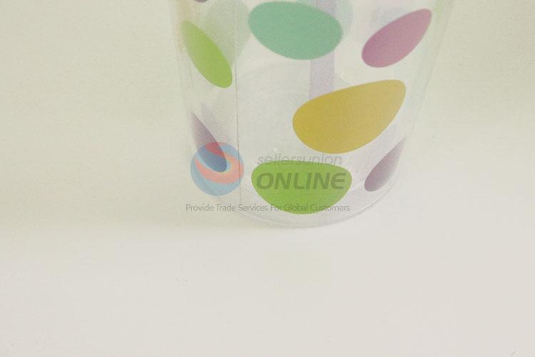 Fashion Style Plastic Colorful Bubbles Cup with Straw Creative Personalized Coffee Milk Tea Cup Potable Cup