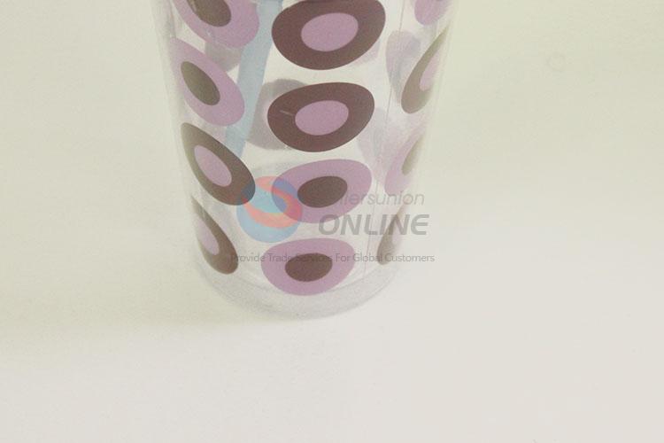 Fashion Design Plastic Bubbles Printed Cup with Straw Creative Personalized Coffee Milk Tea Cup Potable Cup