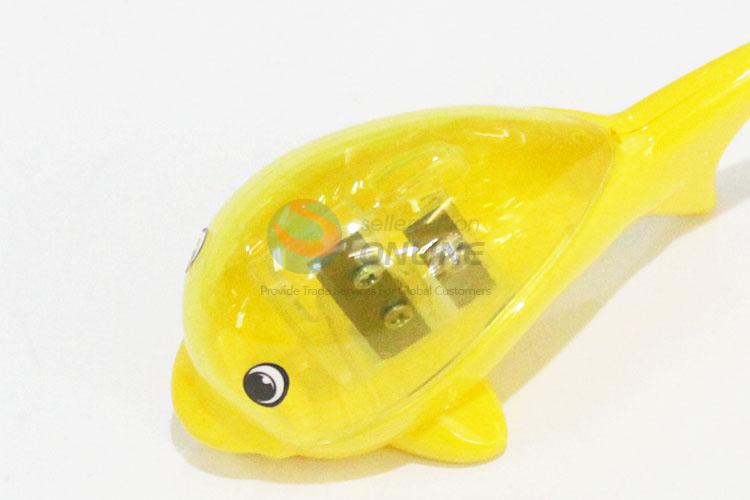 New style popular cute dolphin shape 4pcs pencil sharpeners