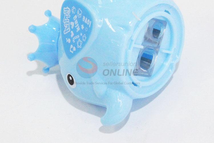 Wholesale cheap top quality elephant shape 3pcs pencil sharpeners