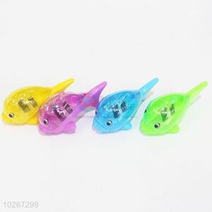 New style popular cute dolphin shape 4pcs pencil sharpeners