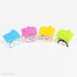 New product cheap best house shape 4pcs pencil sharpeners