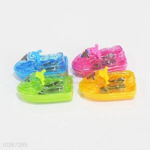 Wholesale hot sales new style yacht shape 4pcs pencil sharpeners