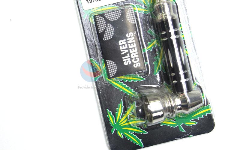 Nice Design Black Metal Tobacco Pipe for Sale