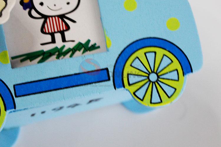 Wholesale Original Wooden Cartoon Car Pen Holder