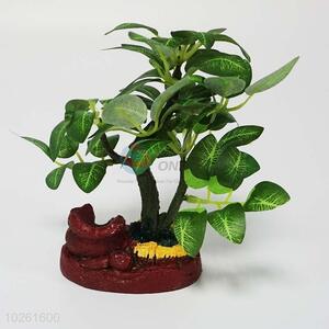 Custom wholesale plastic green artificial plant