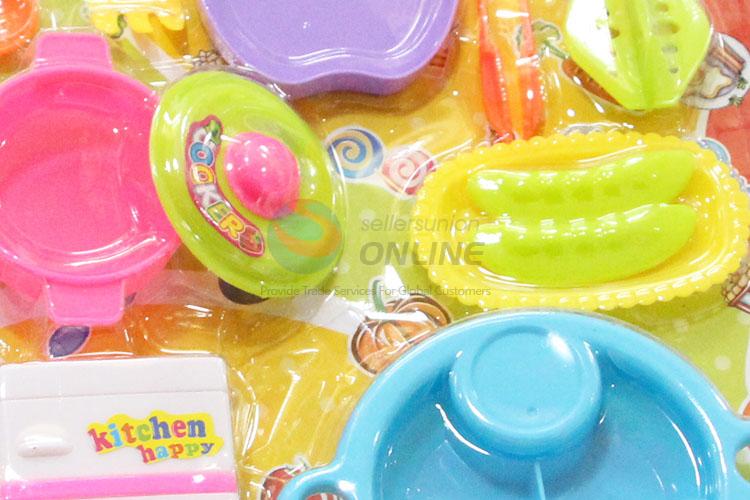 New Design Children Toy Plastic Kitchenware Cooking Set