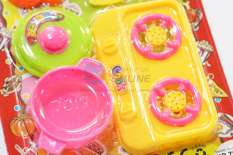 Fashion Style Preschool Educational Plastic DIY Kitchenware Toy