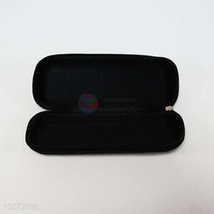 Wholesale price black cloth glasses box 6*16.5cm
