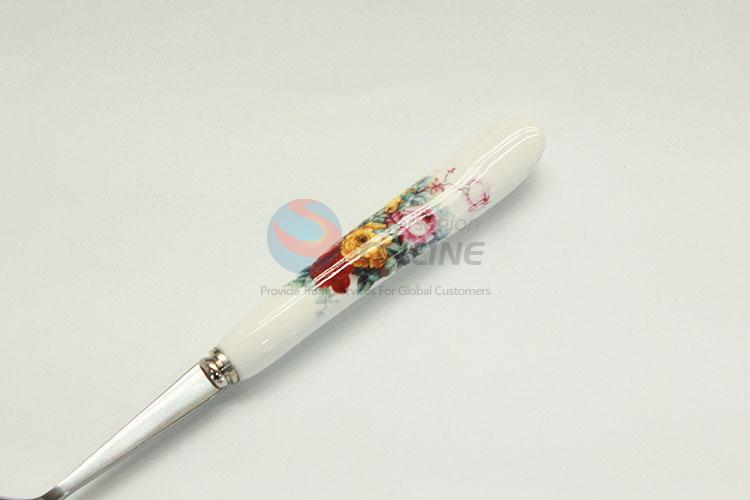 Low price custom flower printingstainless steel fork