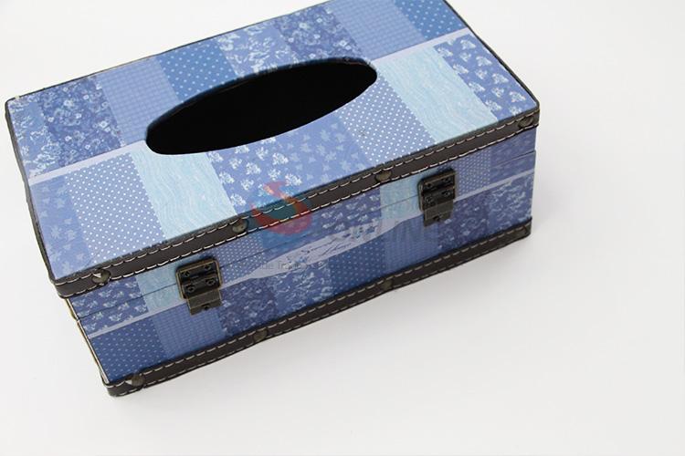 High Quality Blue Paper Towel Box