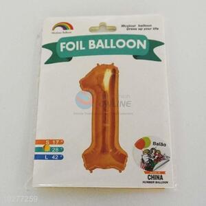 Custom Number Foil Balloon Fashion 28