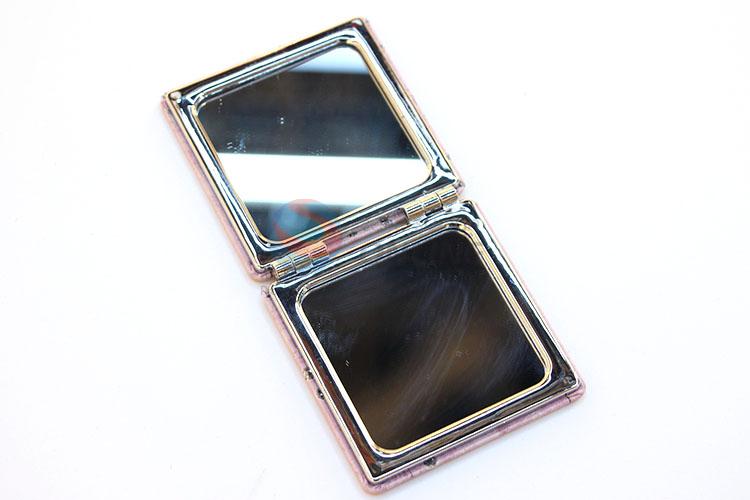 Colorful Flower Pattern Square Pocket Cosmetic Mirror for Sale