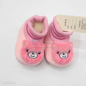 New arrival pink bear baby shoes