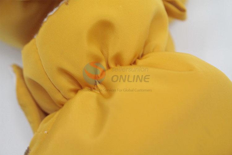 Good quality yellow rabbit design newborn baby shoes