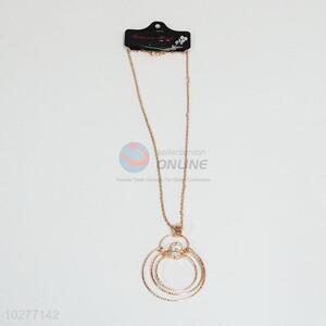 Fashion Circles Decorative Trendy Necklace