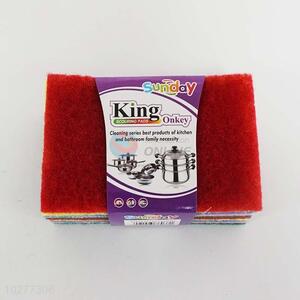 Popular wholesale polyester scouring pad 15*10*0.5cm