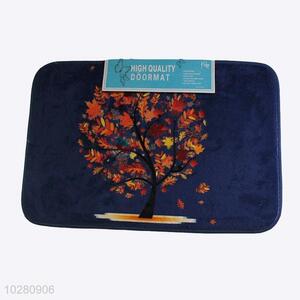 Best Sale Colorful Tree Printed Bedroom Carpet Floor Mat