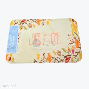 Promotional Gift Lovely Home Decoration Flannel Door Mat Bathroom Mats