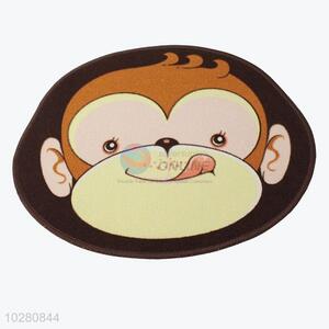 Simple Cartoon Monkey Shaped Living Room Carpet Floor Mat